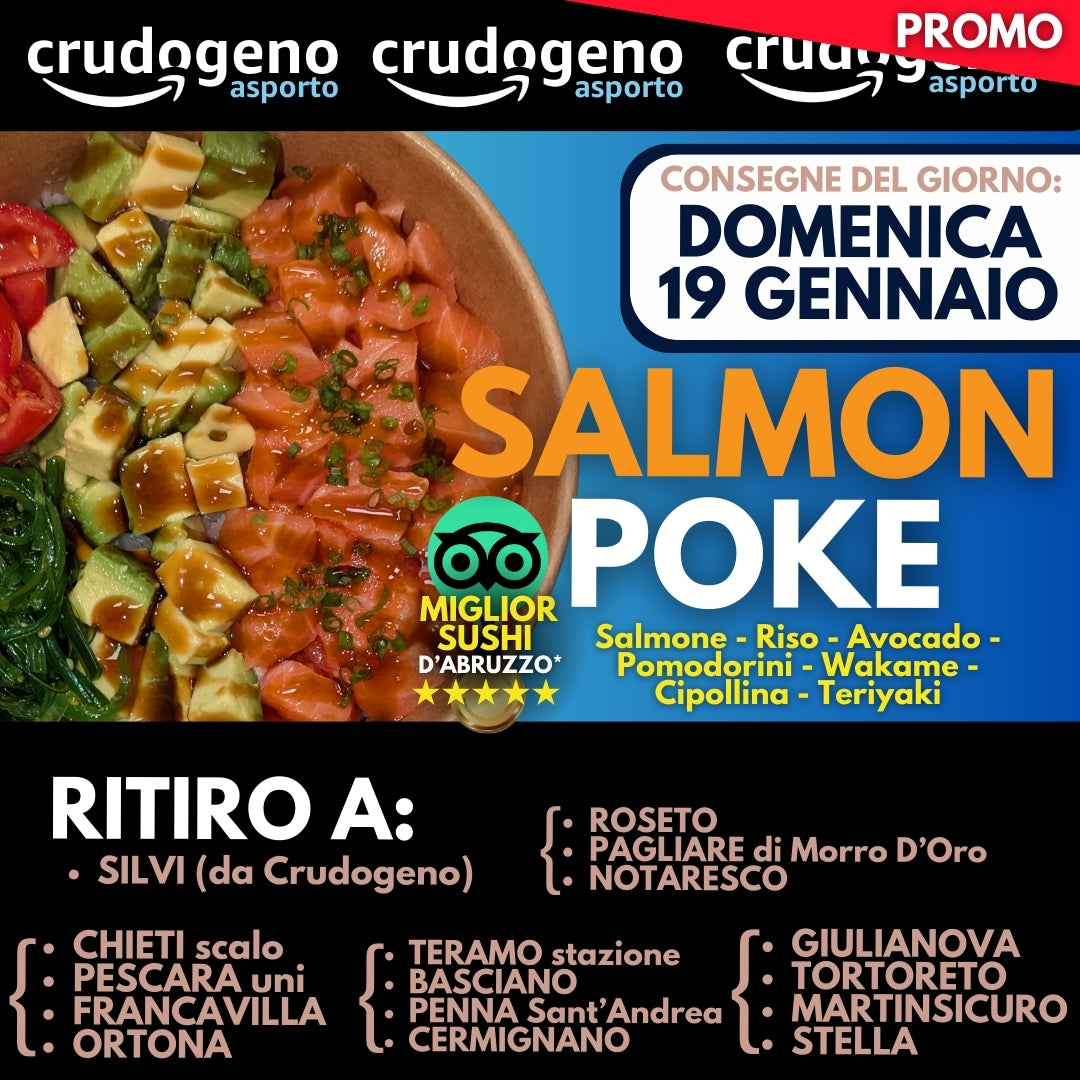 SALMON POKE - DOMENICA 19