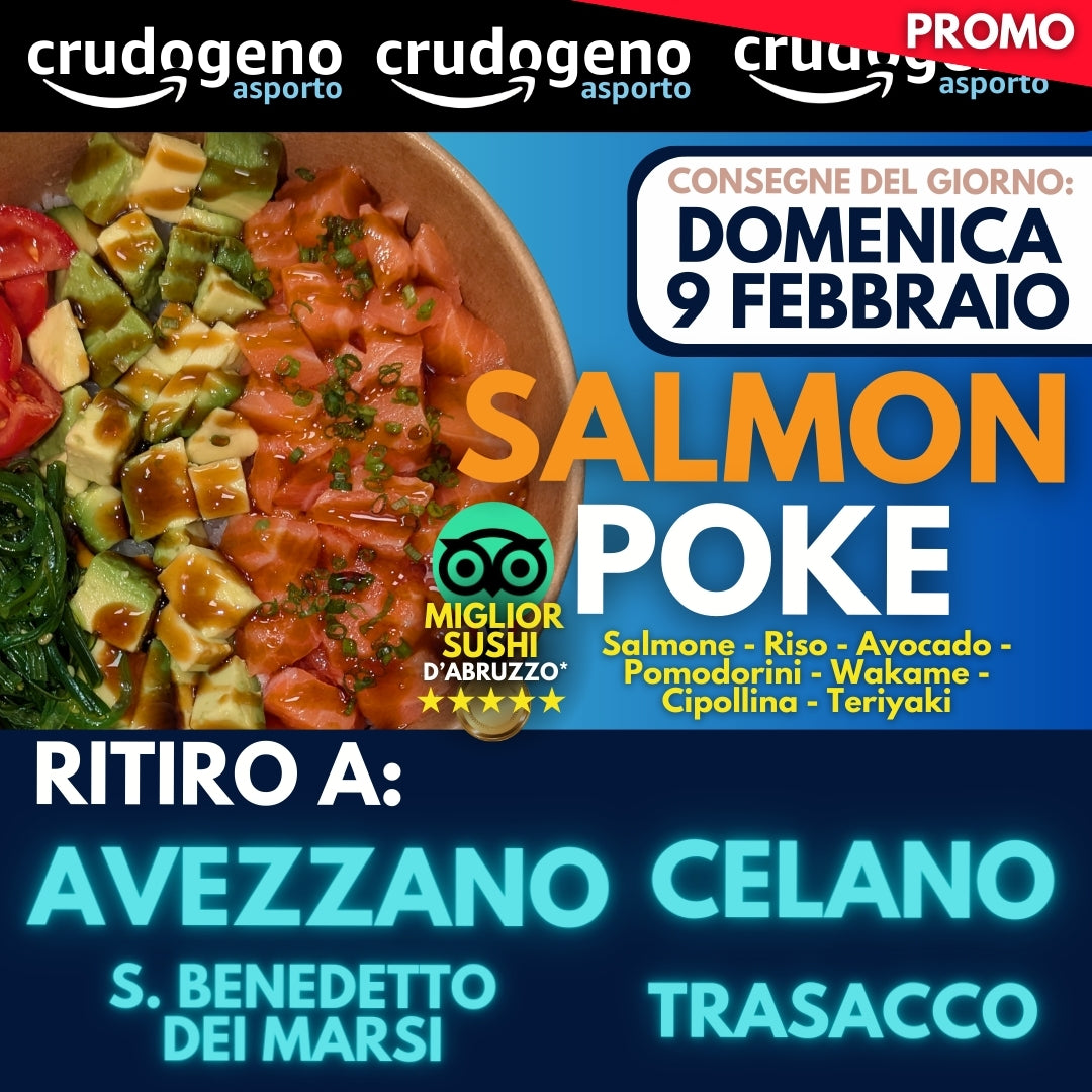 SALMON POKE - DOMENICA 9 - SPECIAL