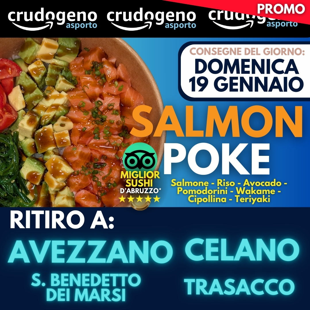 SALMON POKE - DOMENICA 19 - SPECIAL